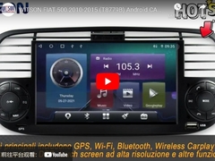 WITSON FIAT 500 2010-2015 Android MOBIL AUTO MULTIMEDIA PEMAIN LAYAR STEREO RADIO VIDEO GPS (T8779B)
